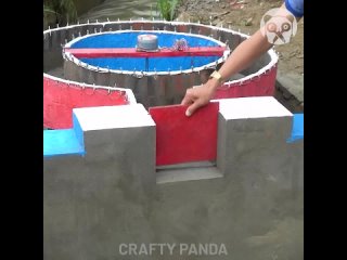 construction of a mini hydroelectric dam with a turbine system show original rate this review